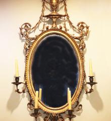 Superb Oval Hepplewhite Mirror - R17349